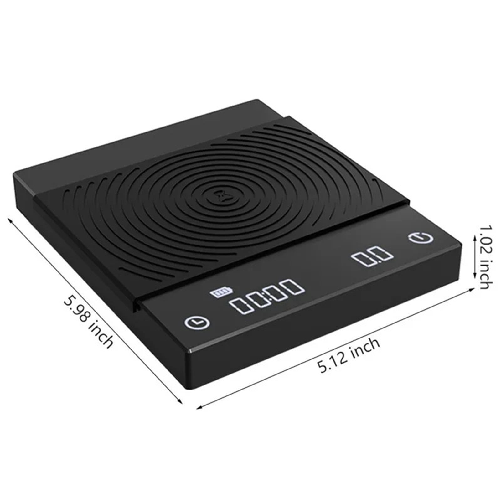 New Version Black Mirror Basic Coffee Scale Kitchen Scales with Auto Timing for Both Espresso and Pour Over Digital