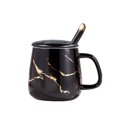 thumbnail image 1 of Billuyoard Taza de cerámica nórdica, tazas creativas de café, taza de lujo con asa, cuchara, tazas para restaurante, suministros para beber en el hogar, Juegos de servir café y té Tipo 1 Billuyoard HA080834-01, 1 of 6