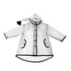 thumbnail image 2 of Injueey Chubasquero transparente EVA para niños, niño, niña, Poncho transparente con capucha, ropa impermeable Paraguas de lluvia transparente SG, 2 of 6