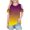 Yellow., variant on Agkizg Girls Short Sleeve T-Shirt,Girls Summer Casual Blouse,Girls Floral Print Casual Blouse Summer Short Sleeve Sweet Soft Top Vintage Inspired Patterned Tee for Kids Preteens