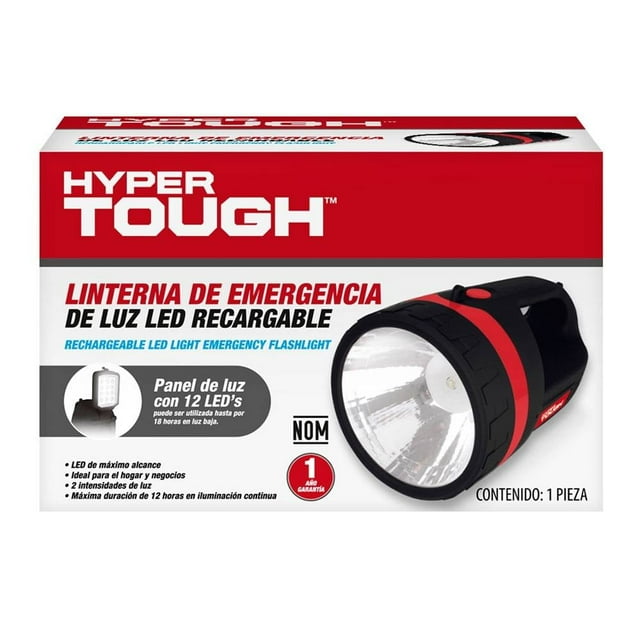 Linterna Hyper Tough LED más 12 LEDS Laterales
