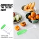 thumbnail image 4 of 2 juegos de deshuesadores de cerezas multifuncionales, utensilios de cocina, deshuesador de cerezas, removedor de corazón de fruta para uso diario en el hogar (verde y blanco), 4 of 8