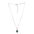 thumbnail image 1 of SIfdSeng Ensemble de Boucles d'Oreilles Collier en Forme de Goutte Incrusté de Vert pour Femmes, 1 of 9
