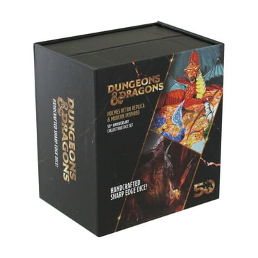 Dungeons & Dragons 50th Anniversary Holmes Retro Replica & Modern Dice Set