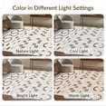 thumbnail image 7 of ODIKA 5'x7' Beige Gray Geometric Hygge Design Washable Area Rug Modern Abstract Pattern with Smoke Taupe Easy Care, Non-Shedding, Pet Friendly, for Small Living Room, Bedroom, 7 of 7
