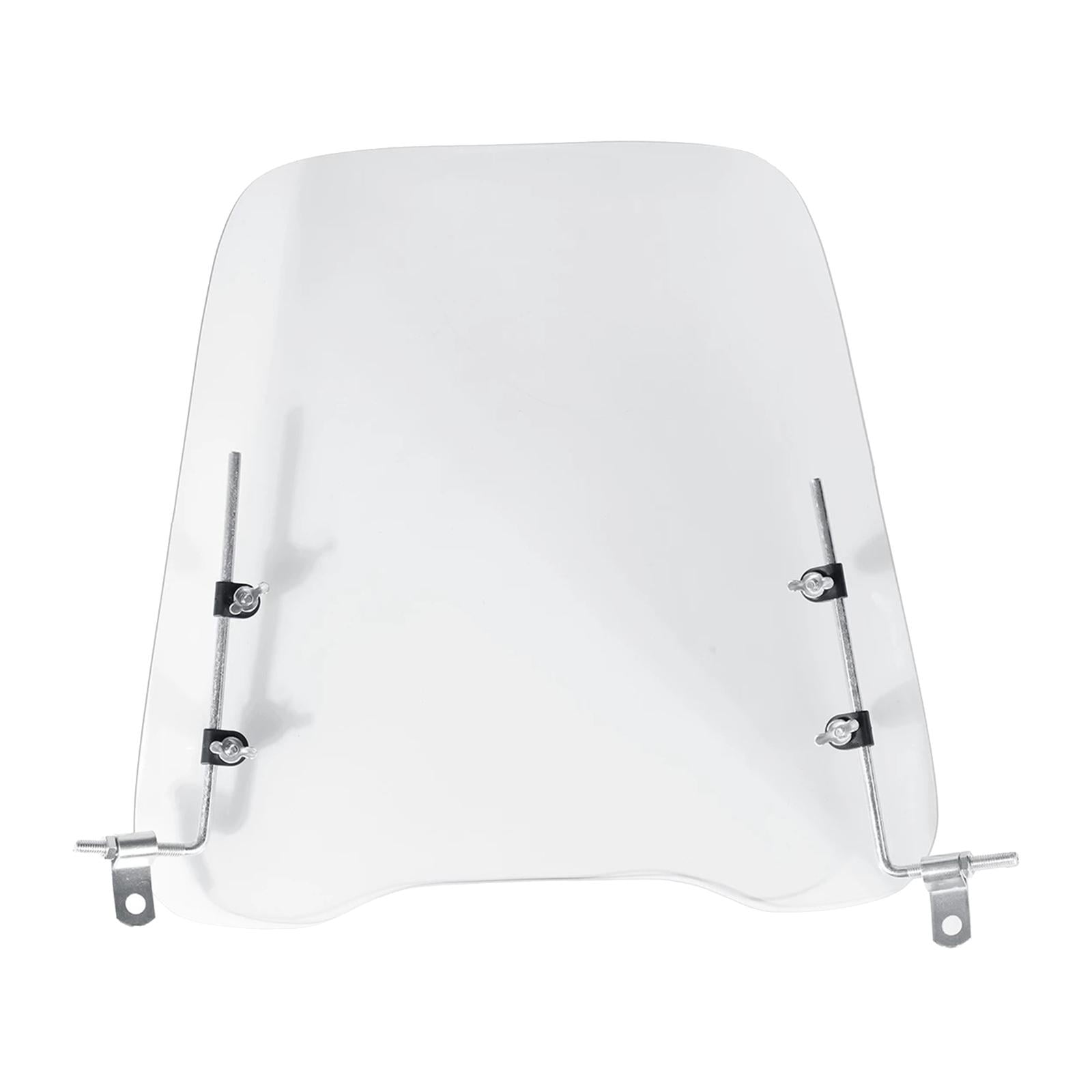 Universal Motorcycle Windscreen Motor Parts Scratch Screen PC Windshield Motorbike Windshield Extension Spoiler Fit for Scooter