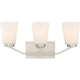 thumbnail image 2 of Nome 3 - Light Brushed Nickel/Silver Wall Sconce, 2 of 2