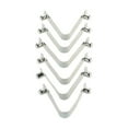 thumbnail image 1 of Lot de 6 Pinces à Ressort en Acier pour Arbres de Kayak - Design Creux à Double Tête 6mm, Résistant à l'Étirement et Durable, Compatible avec Tubes Ronds/carrés, Portée de Poids 20g-140g (Options : 6/6.3/8/9mm Simple), 1 of 6
