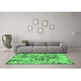 thumbnail image 3 of Ahgly Company Indoor Round Abstract Emerald Green Modern Area Rugs, 8' Round, 3 of 4