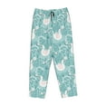 thumbnail image 4 of Balery Swan And Flowers4 print Women's Pajama Pants,Ultra Lightweight Pjs,Lounge Pant-XX-Large, 4 of 9
