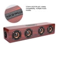 thumbnail image 3 of Speaker,Red Wood Grain Bluetooth Desktop Speaker Bluetooth Speaker High-Intensity Output, 3 of 11