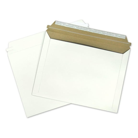 12.5x9.5 Flat 12.5 x 9.5 Fiberboard Document Mailing Envelopes Photo Mailers 9.5x12.5, (250) By