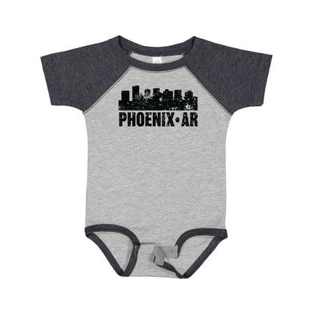 

Inktastic Phoenix Skyline Grunge Gift Baby Boy or Baby Girl Bodysuit