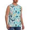 thumbnail image 2 of Kdxio Sea Life for Men's Muscle T-shirt,Sleeveless for Workout Running Athletic Gym Lounge Casual, 2 of 5