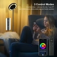 thumbnail image 3 of Shineslay RGBCW Lámpara de pie LED Iluminación lateral doble Situación moderna Shineslay Lámpara de piso, 3 of 7