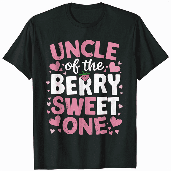 Uncle of The Berry Sweet One Festive T-Shirt