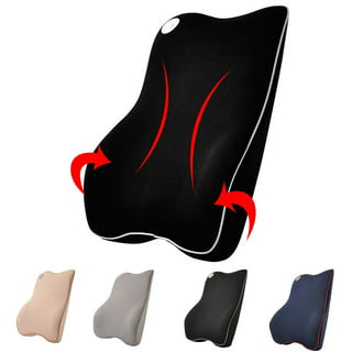 ZHDBD Low Back Pain Relief Large Size Lumbar Support and  Nonslip Recliner Chair Seat Pads Cushion Back Rest Lumbar Cushion Pillow  for Office,Dinning Desk Chair,Car,Brass,45x45cm+41x45cm : Home & Kitchen