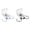 Blue,Black, variant on Swimming Earplugs with Nose Clip Set, Soft Silicone Waterproof Ear Plugs for Adults, Reusable In-Ear Protection for Pool, Surfing, Bathing, Shower, Water Sports, White