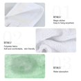 thumbnail image 4 of Haosy 2 Pack Kitchen Wash Cloths with Hanging Loops Absorbent Absorbent Quick Drying Hand Towels, Colorful Green Watercolor, 4 of 7