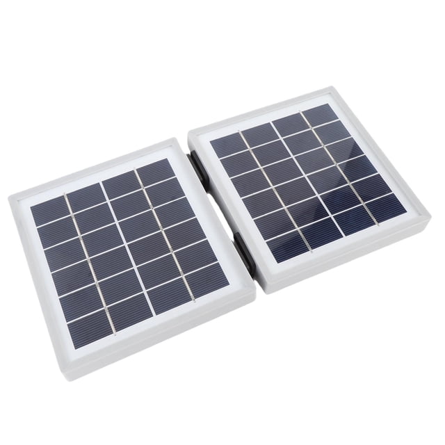 Cargador Solar Portátil De 10W, Material De Silicio Monocristal 2 Puertos DC Diseño Panel Solar Plegable Multifuncional Para Pesca De Senderismo