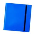 thumbnail image 1 of Carpeta de tarjetas 12 bolsillos Carpeta de tarjetas deportivas Diseño de correa 480 tarjetas Álbum de colección de tarjetas de doble protección para Azul, 1 of 9