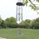 thumbnail image 2 of Campanas de viento al aire libre 28 pulgadas 4 tubos de aluminio inoxidables Mandala Bell decoración de jardín, 2 of 5
