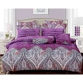 thumbnail image 2 of Swanson Beddings Royal Paisley 5-Piece Luxury 100% Cotton Bedding Set: Duvet Cover, Two Pillow Shams and and Two Pillowcases (King), 2 of 4