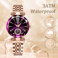 thumbnail image 6 of Women Watch Fashion Diamond Analog Quartz Wristwatches Luxury Ladies Watch with Stainless Steel Band Waterproof Wristwatches Gift for Women, 6 of 8