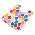 thumbnail image 7 of Yayeee Bath Rug for Bathroom Floor Non Slip Contour Fluffy Soft Absorbent Mat, 20"x24", Watercolor Circles, 7 of 7