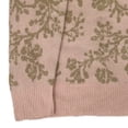 thumbnail image 4 of Womens Petites Soft Pink & Gold Floral Print Pull-Over Sweater XS Petite, 4 of 4