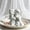 white-7A, variant on MMJ Resin Angel Statue Set of 4 White Cherub Figurines for Home Decor Shelf Mantel Gift 3.34x3.14x2.16in