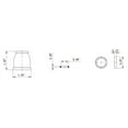 thumbnail image 5 of Bell Spout Nut and Rings Replacement Kit for RV Kitchen Faucets- Brushed Satin Nickel - DF-RK500-SN, 5 of 5