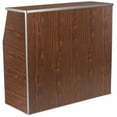 thumbnail image 4 of TentandTable Portable Folding Bar, Walnut, 48", 4 of 5
