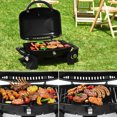 thumbnail image 4 of Gymax Gaz Propane Portable Barbecue sur Table Camping Barbecue Extérieur Noir, 4 of 10
