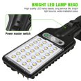 thumbnail image 2 of 4uds. Lámpara de pared exterior con energía solar, sensor de movimiento de 3 modos para jardín y patio (28SMD), 2 of 4