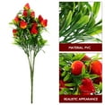 thumbnail image 3 of 2pcs Strawberry Vines Fake Fruit Plant for Home Decor, 3 of 7