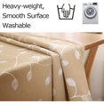thumbnail image 4 of Table Cloths Rectangle Grey Cotton 55x86',Leaf Embroidered Dust-Proof Tablecloths for Kitchen Dinning Table (53Wx86L, Beige), 4 of 4
