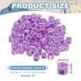 thumbnail image 2 of Marqueurs pour Cintres Numéro 48 Étiquettes Taille de Cintre Clips Ronds Étiquette de Codage Couleur, Violet Rose 100 Pcs, 2 of 6