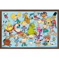 thumbnail image 1 of Nickelodeon Characters Wall Poster, 14.725" x 22.375" Framed, 1 of 4