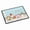 Multicolor, variant on Merry Christmas Carolers Borzoi Door Mat