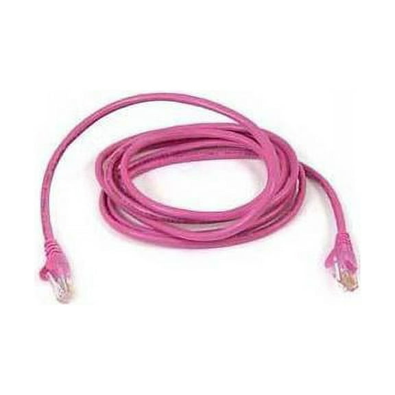 BELKIN A3L980-06-PNK-S 6 ft. CAT6 Ethernet Patch Cable Snagless, RJ45, M/M - Pink