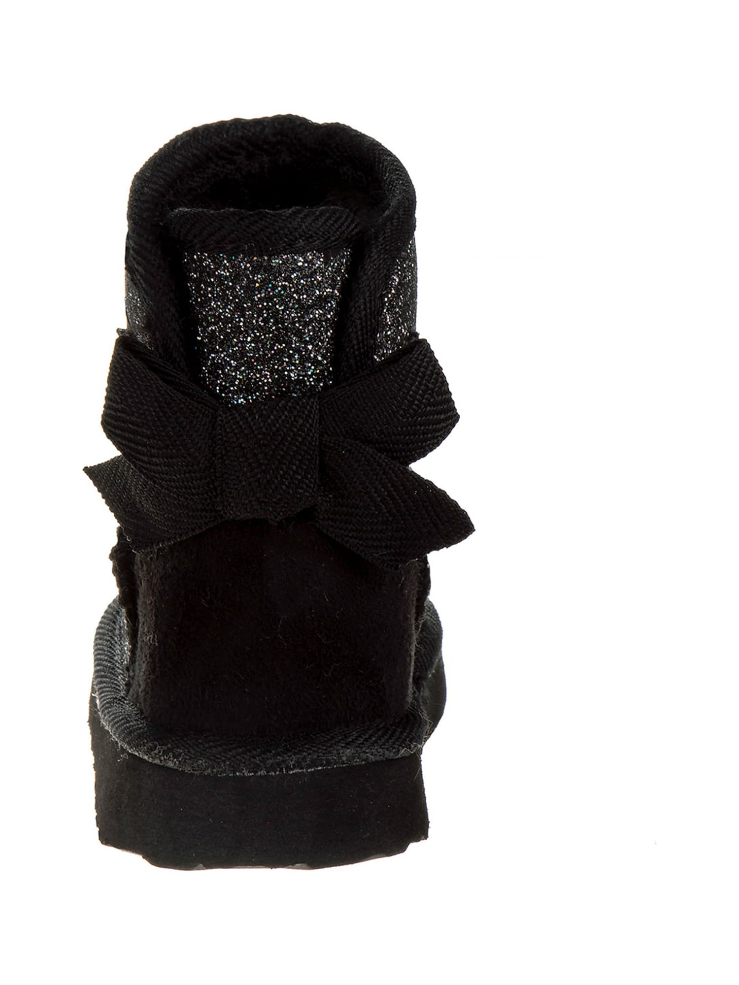 Josmo Glitter & Bows Faux Shearling Ankle Boot (Toddler Girls) - image 4 of 5