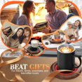 thumbnail image 3 of Coffee Mug Warmer, 40W Coffee Cup Warmer for Desk with 3 Temp Settings, Auto Shut Off, Mug Warmer for Home & Office, Smart Electric Beverage Warmer f, 3 of 7