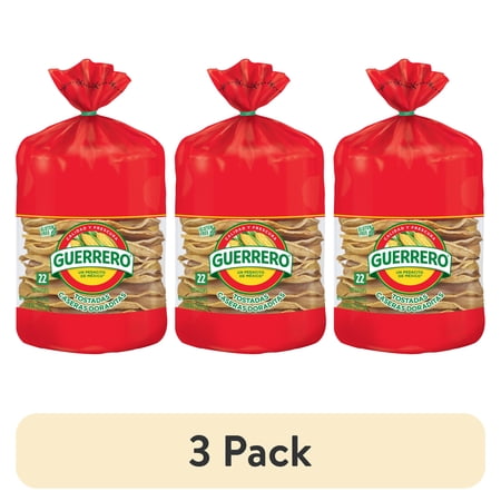(3 pack) Guerrero Tostadas Caseras Doraditas, 22 Count