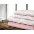 thumbnail image 1 of Safdie & Co. Sheet Sets 4PC D Printed Microfiber Damask Solid Pink, 1 of 1