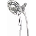 thumbnail image 1 of Delta Faucet Shower Head, 4-Setting In2ition, 2-in-1 Shower Head with Handheld Spray, Chrome, 1 of 6