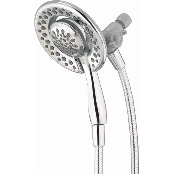 Delta Faucet Shower Head, 4-Setting In2ition, 2-in-1 Shower Head with Handheld Spray, Chrome