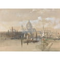 thumbnail image 3 of David Roberts 24x18 Black Modern Framed Museum Art Print Titled - St. Paul's (1862-1863), 3 of 5