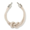 thumbnail image 3 of Starfish Cotton Rope Curtain Tieback and Holdback, Ivory, 3 of 3