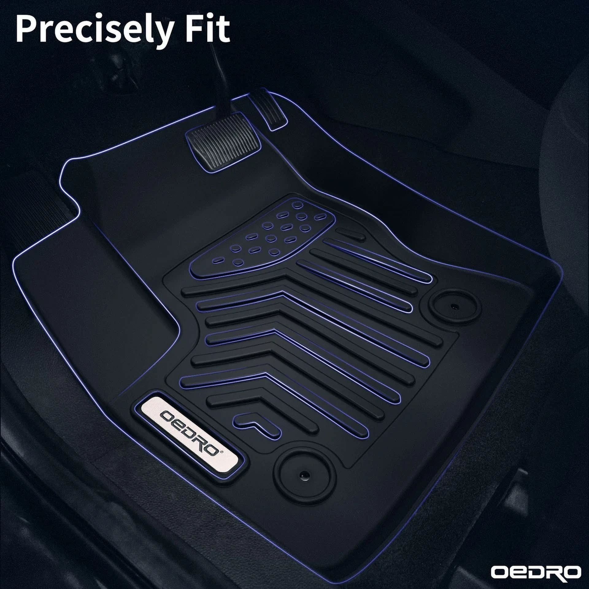 RVNI Floor Mats for 2018-2024 Ford Expedition/Expedition Max Bench 8-Seater TPE All Weather Trunk Mat with Backrest Anti-Slip